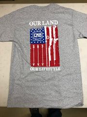 Grey CNB "Our Land" - T-Shirt