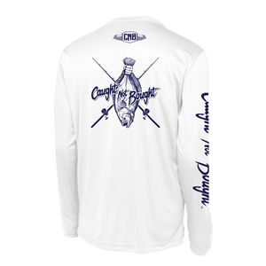 Caught Not Bought Fluke Fishing Performance Long Sleeve