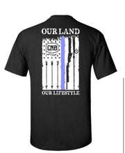 Our Land Thin Blue-line T-shirt